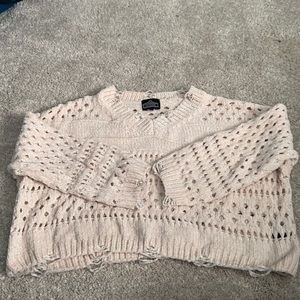 Angie cropped knitted sweater size M